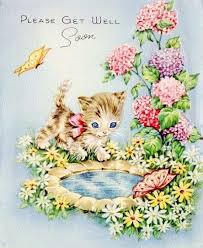 Christmas Birthday Items In Mindegohillstudio Store On Ebay Vintage Birthday Cards Vintage Holiday Cards Kittens Vintage