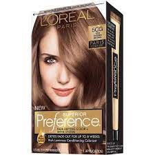 L Oreal Paris Superior Preference Fade Defying Shine Permanent Hair Color 5cg Iced Golden Brown 1 Kit Walmart Com In 2021 Stylish Hair Colors Golden Brown Hair Color Luminous Hair Color