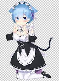 Re Zero Starting Life In Another World R E M Anime Catgirl Moe Png Anime Artist Cartoon Catgirl Fan Art Cat Girl Anime Fan Art