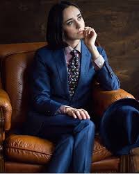 Dressed In Formal Suit And Tie Women Wearing Ties Suit And Tie Suits For Women