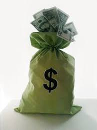 How To Make Huge Money Bag Decorations For A Student Loan Payoff Party Money Bag Loan Payoff Student Loans