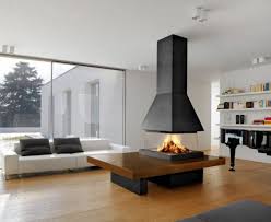 Poele a bois 360 degres. 27 Cheminees Centrales Pour Un Interieur Design Et Contemporain