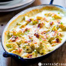 Cheesy Garlic Cauliflower Gratin Recipe