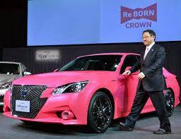 Battered By Expensive Crises Toyota Declares A Rebirth Published 2013 Toyota Pink Car Japanese Cars