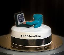 Based on the birthday boys new laptop, this cake can be made in other sizes to suit your requirements please contact me for a. Cake For Graphic Designer J A S Cakes By Devna Facebook