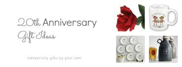 Since platinum is the traditional gift for a 20 year wedding anniversary, why don't you get your spouse a rose dipped in platinum? Best 20th Anniversary Gift Ideas