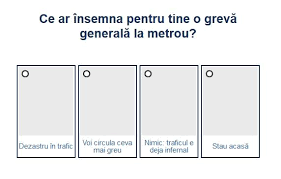 Sindicatul de la metroul bucureștean a decis marţi să amâne declanşarea grevei generale până după o primă întâlnire cu noul ministru al transporturilor, informează uslm tribunalul bucureşti a declarat nelegală greva de avertisment declanşată de uslm în data de 15 noiembrie 2018, pe motiv că. Sondaj Ce Ar Insemna Pentru Tine O GrevÄƒ GeneralÄƒ La Metrou Hotnews Mobile