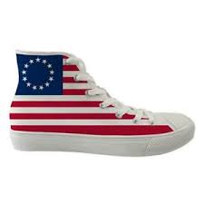 Details About Betsy Ross American Flag Sneakers Mens Womens Use Size Chart In Photos