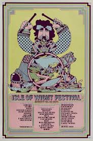 Isle Of Wight Festival August 26 30 1970 Concert Poster Concert Posters Vintage Music Posters Music Concert Posters