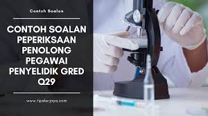 Iklan jawatan kosong pegawai penyelidik gred q41, q43/44, q47/48, q51/52, q53/54 individu (warganegara malaysia) yang berkelayakan dipelawa untuk mengisi kekosongan jawatan di bawah 1. Contoh Soalan Peperiksaan Penolong Pegawai Penyelidik Gred Q29 Psee Tips Kerjaya