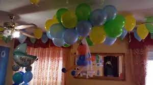 Decoracion en globos combo baby shower. Decoracion Con Globos Para Baby Shower Youtube
