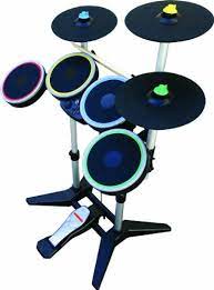 Rock Band 3 Wireless Pro Drum And Pro Cymbals Kit For Wii Rock Bands Drums How To Play Drums