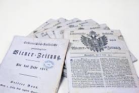 Wiener zeitung is an austrian. Blattern Und Browsen In Der Altesten Zeitung Der Welt Mit Der Wiener Zeitung Auf Zeitreisen