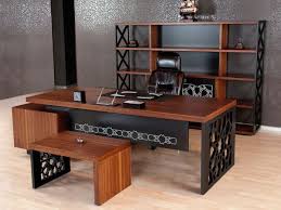 Executive Desk Wood Veneer Contemporary Commercial Ottoman Ofizza Ic Tasarim Ofisler Modern Ic Mekanlar Ofis Masasi