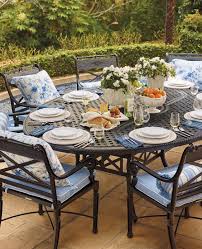 Carlisle 9 Pc Oval Dining Set In Onyx Finish Frontgate Patio Decor Patio Inspiration Outdoor Furniture Sets