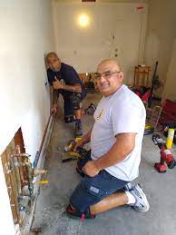 Slab Leak Repipe Abandoned Existing Water Line Repipe Through Exterior Wall To Manifold Slab Leak Plumbing Leaks