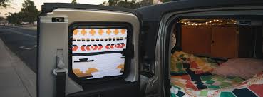 I love sleeping without the rain fly and seeing all the stars. How To Make Beautiful Blackout Window Shades For A Camper Van Or Honda Element Ethan Maurice