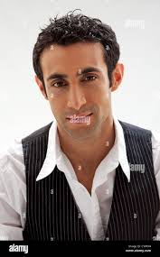 Black vest and white shirt hi-res stock photography and images