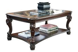 Dark Brown Norcastle Coffee Table View 2 Ashley Furniture Coffee Table Rectangular Coffee Table