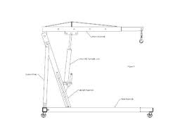 Engine Hoist Plans Diy Work Shop Crane Garage Lift System Etsy Garage Lift Diy Projects Plans Garage Accessories