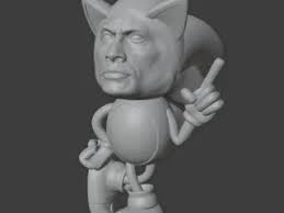 Rockbob Squarepants (Spongebob + The Rock) by ThinAir3D