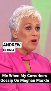 😮 Denise didn't come to play with Gloria discussing Meghan Markle and  Prince Andrew