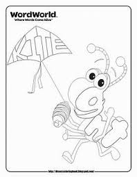 Image Result For Wordworld Coloring Cartoon Coloring Pages Coloring Pages Word Art