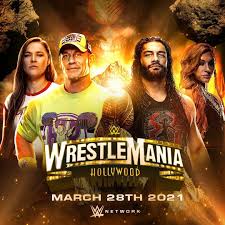 Wwe wrestlemania 37 is scheduled for april 10 and april 11, 2021 from raymond james stadium in tampa, florida. Wwgfx On Instagram Custom Wrestlemania 37 Promotional Graphic Blockbuster Movie Themed Prowrestling Wrestl Blockbuster Movies Big Dogs Wrestlemania