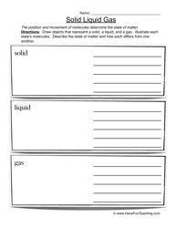 Ask questions and investigate them 3. Solid Liquid Gas Worksheet Solid Liquid Gas Science Worksheets States Of Matter Worksheet