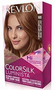 Dark hair with trendy balayage. Amazon Com Revlon Colorsilk Luminista Haircolor Light Carmel Brown Chemical Hair Dyes Beauty