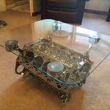 Based around the mighty jaguar v12 engine this is the ultimate in engine block tables! Engine Block Coffee Table Hobbies Toys Stationery Craft Craft Supplies Tools On Carousell