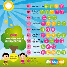 We're already dreaming of our 2019 getaways… photography: Singapore Public Holidays School Holidays 2019 Little Day Out