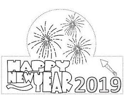 New Years 2020 Activities Hats Crowns January Craft New Years Hat January Craft New Year Coloring Pages