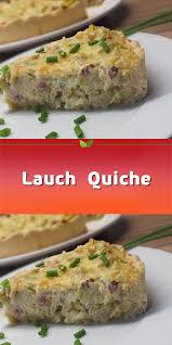 Lauch Quiche Lauch Quiche Pizzabrotchen Rezept Quiche