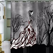 Goth Shower Curtain Cool Shower Curtains Shower Curtain Curtains