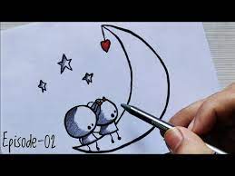 Simple cute couple drawings easy. Cute Love Couple Drawing Ep 2 Step By Step For Beginners On Valentine S Day Drawing Youtube