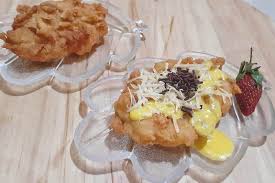 Resep chiken krispi saos keju / resep steak sapi crispy saus krim keju beef steak cheese. Resep Camilan Akhir Pekan Pisang Geprek Saus Keju Womantalk