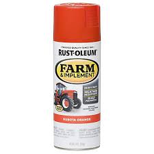 Rust Oleum Specialty Farm Implement Spray Paint Gloss Kubota Orange 12 Oz 280142 At Tractor Supply Co