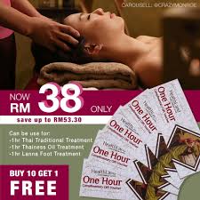 1 Hr Massage Healthland Voucher Tickets Vouchers Gift Cards Vouchers On Carousell
