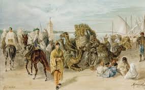 Kengyel Xixeme Siecle Port De La Goulette Tunis Peinture Orientaliste Peinture Tunisie