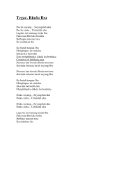 Maybe you would like to learn more about one of these? Rindu Ibu Lirik