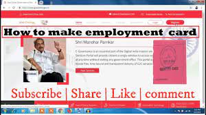 You can also make a payment online with your bank account and routing number. How To Make Employment Card Online Goa Youtube