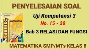 We did not find results for: Penyelesaaian Uji Kompetensi 3 No 15 20 Bab Relasi Dan Fungsi Matematika Smp Mts Klas 8 Smester 1 Youtube