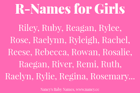 Click on any of the links below for biographical information on actors, actresses, singers, song writers, political figures and more! R Names For Baby Girls Baby Girl Names Unique Girl Names K Names