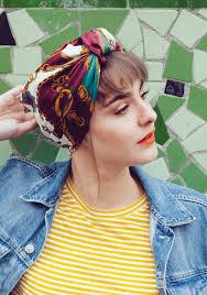 Foulard Retro La Parisienne Estelle Indira De Paris Turbantes De Moda Moda Para Mujer Turbantes