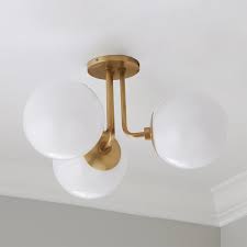 4.3 out of 5 stars. Minimalist Modern Globe Ceiling Light 3 Light Shades Of Light