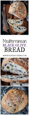 Mediterranean Black Olive Bread Recipe Olive Bread Food Recipes