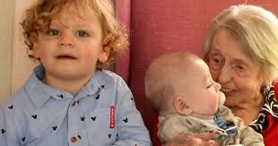 100-year-old woman in Rossendale meets her great-grandchildren for first  time after seeing off pandemic