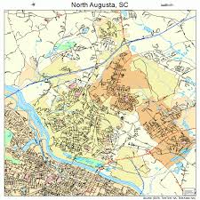 It began as a british colony in 1733, the last and southernmost of the indigenous thirteen colonies to be established. North Augusta South Carolina Street Map 4550695