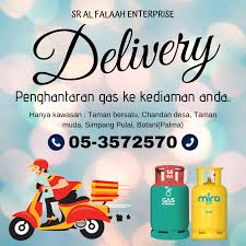 Sebarang pertanyaan bolehlah menghubungi en. Servis Penghantaran Gas Ke Sr Al Falaah Enterprise Facebook